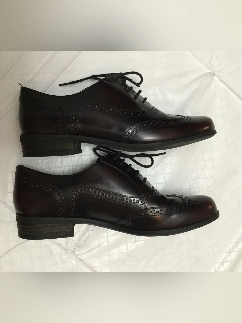 Clarks Men’s‎ Brown Leather Wingtip Derby Oxfords